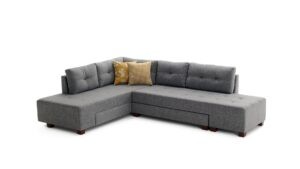 Atelier del sofa Rozkládací rohová pohovka MANAMA šedá levý roh